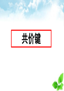 共价键PPT课件(上课用)