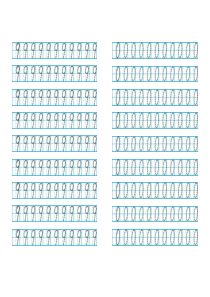 阿拉伯0-10数字描红(32k)1