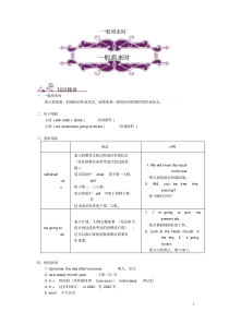 中考英语专题讲练：一般将来时(含解析)