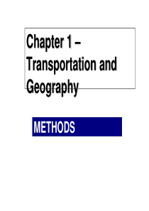 交通地理chapter1-Methods