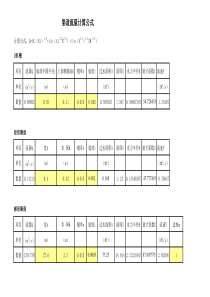 渠道断面流量计算公式