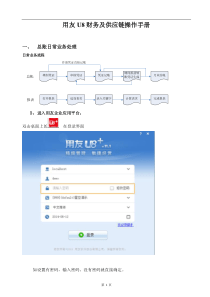 用友U8系列财务及供应链一体化操作手册u8V11.1(标准)