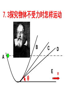 7.3探究物体不受力时怎样运动(新沪粤版)