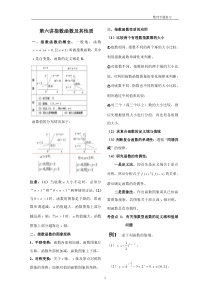 指数函数及其性质专题复习