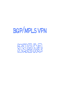 BGP-MPLS-VPN协议解析