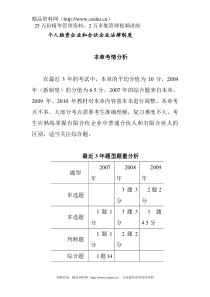 个人独资企业和合伙企业法律制度