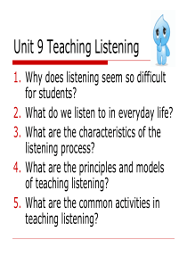 英语教学法教程9-Teaching-Listening