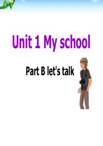 新pep小学英语四年级下册Unit1-B-let-talk