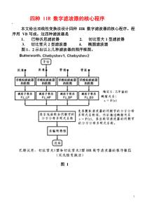 设计四种IIR数字滤波器的VB核心程序