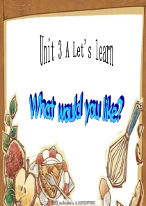 五年级上unit-3-what-would-you-like-a-lets-learn课件