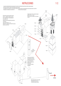 ciguenza-建筑图纸-立体建筑物-手工纸模型-剪纸刀刻模板