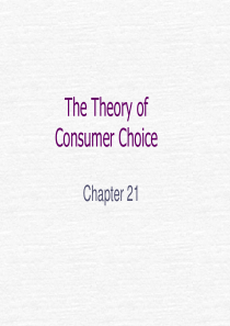 Chap-21The-Theory-of-Consumer-Choice(曼昆微观经济学-江西财大-