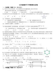 人教版七年级下册数学期末试卷及答案(2)