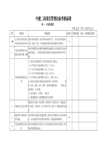 项目管理达标考核标准(最新)