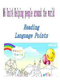 M6U4 Reading Language Points