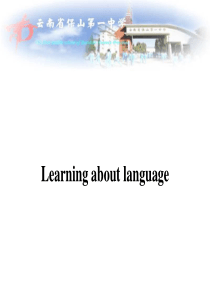 【备课参考】人教版高中英语选修6课件：Unit 1 Art Learning about langu