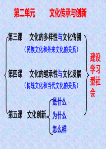 高三政治一轮复习 文化生活第五课文化创新