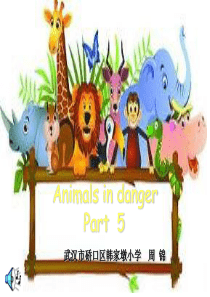 Unit 5 Animals in danger