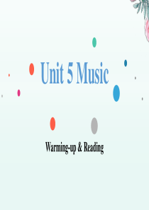 Unit 5 Music  Reading