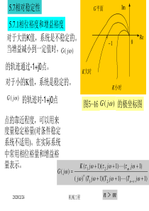 清华机械工程控制基础课件3 稳定裕度补充