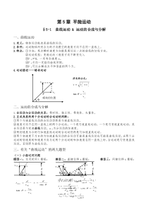 人教版高中物理必修2知识点总结