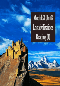 牛津高中英语模块3第三单元 lost civilizations M3 U3 language po