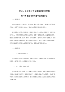 电子商务行业,企业参与开发建设的相关资料