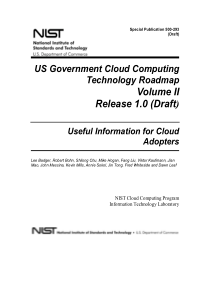 美国政府云计算技术路线图SP-500-293(卷二)