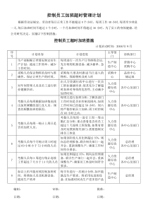 控制员工加班超时管理计划2019