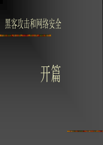 黑客攻击和网络安全修改篇