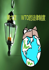 国经法第六章(wto法律制度)