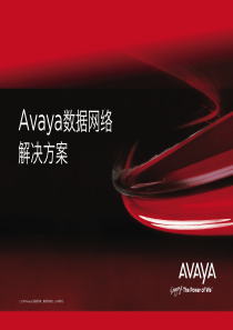 Avaya网络产品解决方案