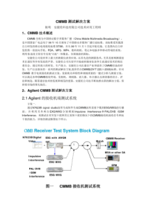 CMMB测试解决方案