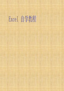 EXCEL2003教程(超详细)分析