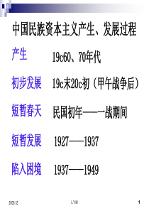 中国民族资本主义产生、发展过程剖析