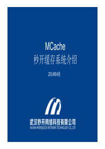 MCache秒开缓存系统