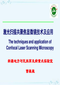 激光扫描共聚焦显微镜技术及应用