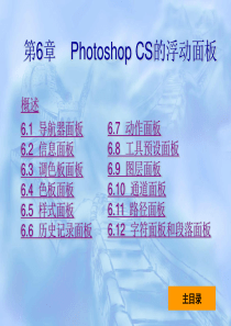 第6章 Photoshop CS的浮动面板