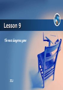 lesson 9 the most dangerous game