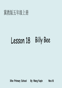 Lesson18：-Billy-Bee