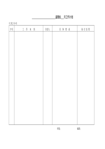 监理常用工作表格汇总