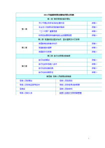 导游法规重点总结(旅游政策与法规)