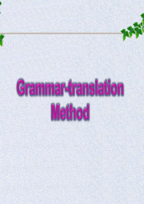 The-Grammar-Translation-Method语法翻译法