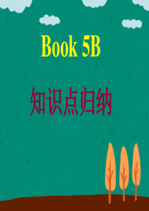 2017年PEP小学五年级下册英语总复习-Book-5B-知识点