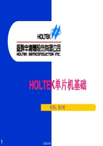 HOLTEK单片机基础资料