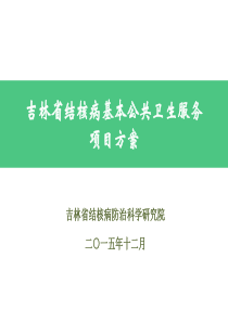 1.吉林省结核病基本公共卫生服务项目方案-讲课稿 (1)