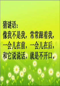 《影子》教学课件