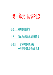 《PLC应用技术(三菱)》课件.第一单元-认识PLC