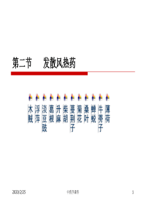 中药学课件-1.2解表药