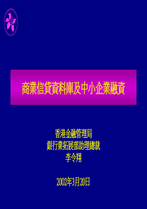 (简体)商业信贷资料库及中小企业融资